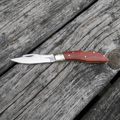  Mini Rosewood Lockblade Knife