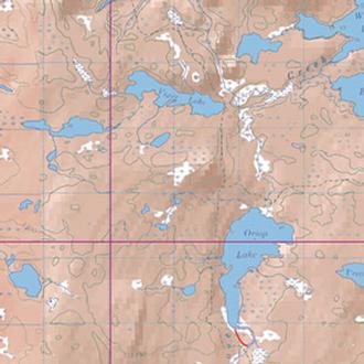  Mckenzie Maps M30 Red Pine