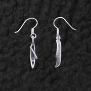 Stylized Canoe Earrings