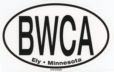  Bwca Ely, Mn Large Oval Sticker