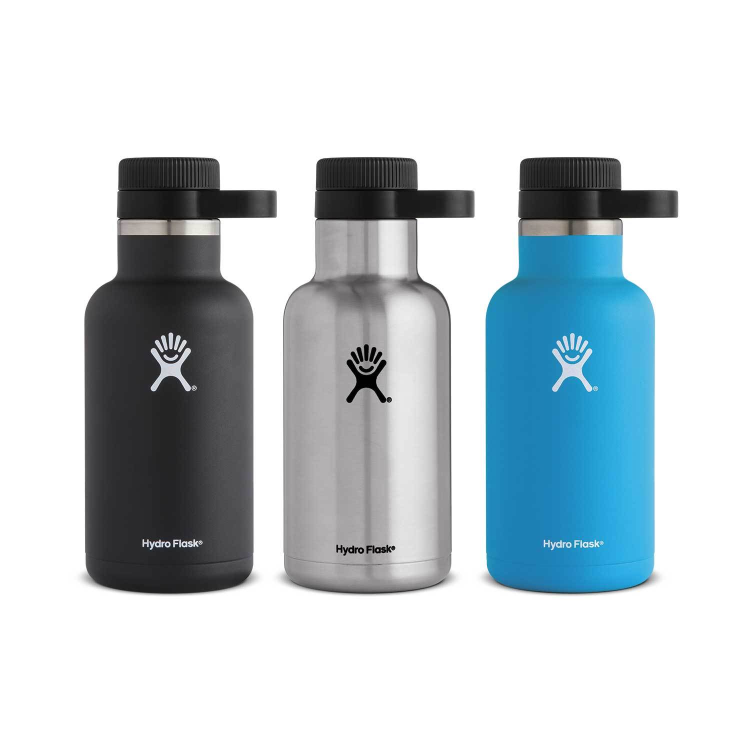 Hydro Flask Wide Mouth Growler 64 Ounce, Water Bottle Boundary Waters
