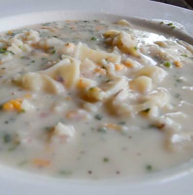  Camp Chow Cheddar Smoke Potato Soup Serves 2