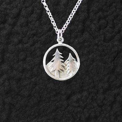  Two Pines Round Pendant