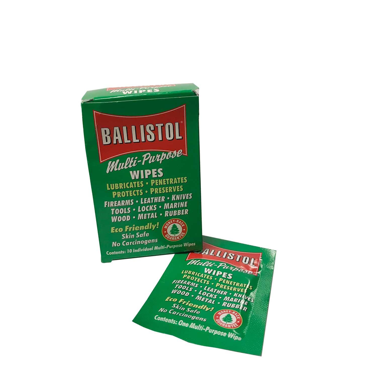 Ballistol Case of 12-10pc box of Multi Purpose Gun Cleaning wipes-Pres –  Heintz Sales
