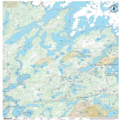  True North Maps Cloth Map 07