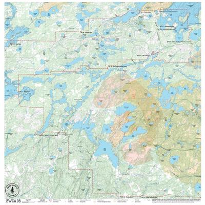  True North Maps Cloth Map 08