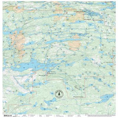  True North Cloth Map 14 By True North