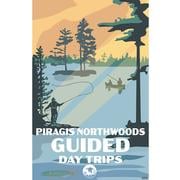  Piragis Guided Day Canoe Trips Poster 11x17