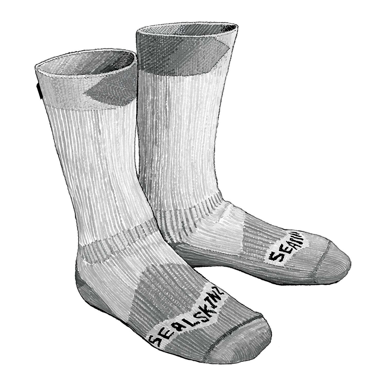 Sealskinz Waterproof All Weather Mid Length Sock Boundary Waters Catalog