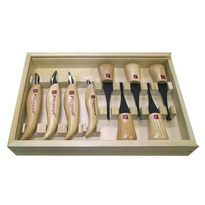  Flexcut Deluxe Palm And Knife Set