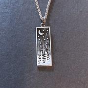 Moonlight through the  Forest Necklace