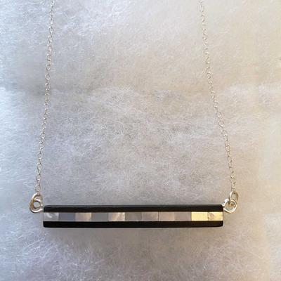 Mother Of Pearl Bar Necklace