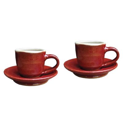  Espresso Mug And Saucer Set Of 2