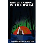 Winter Camping BWCA Night Poster Print 11x17