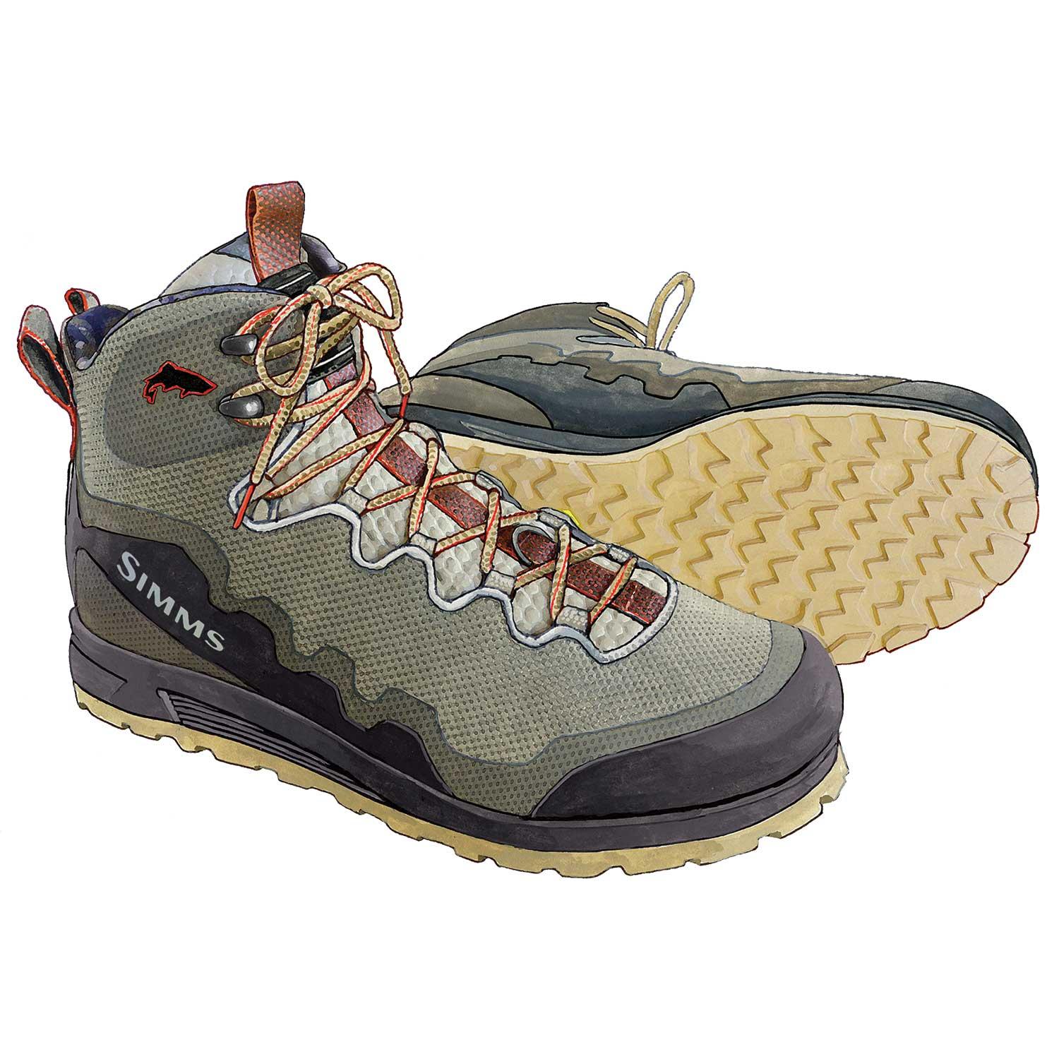 Simms Flyweight Access Wet Wading Shoe - Men's - Steel - 14