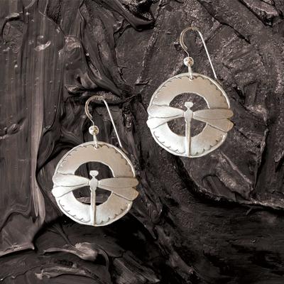  Dragonfly Circle Earrings