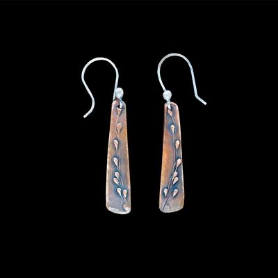  Copper Botanical Earrings