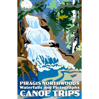  Waterfalls And Pictographs Trip Print