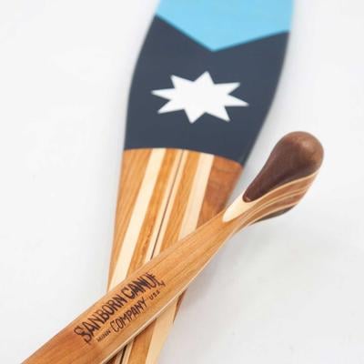 Sanborn Canoe Artisan Paddle Minnesota State Flag