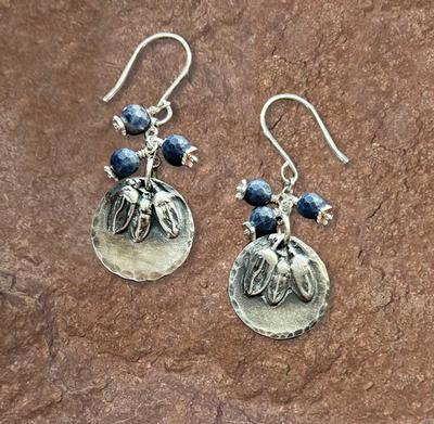  Blueberry Flower Earrings