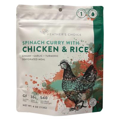  Spinach Curry With Chicken And Rice Single Serve