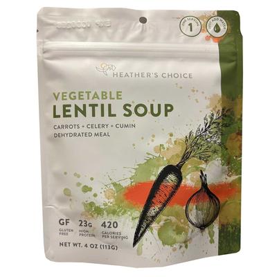 Vegetable Lentil Soup single serve