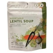 Vegetable Lentil Soup single serve