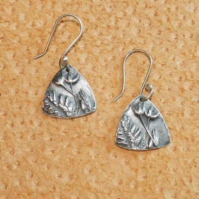  Triangular Wildflower Earrings