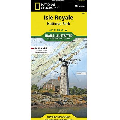  Isle Royal National Park Map