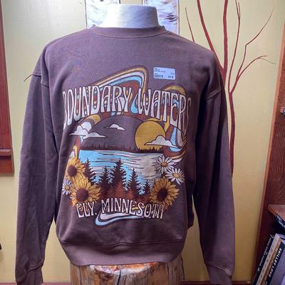  Autumn Sun Lake Crew Sweatshirt