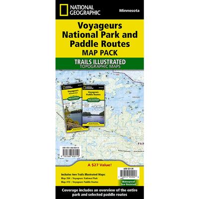  Voyageurs National Park Map And Paddle Routes Bundle