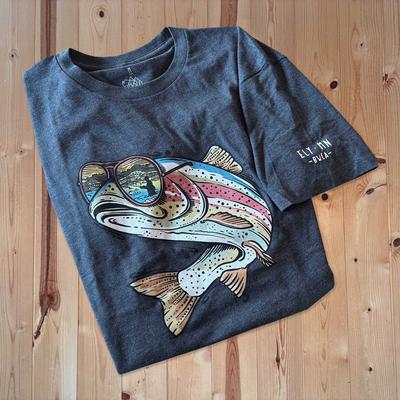  Miami Vice Rainbow Trout T- Shirt
