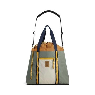 Topo Designs Mountain Utility Tote Mustard-Bone White Beetle