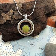 Olive Jade Bale Pendant 