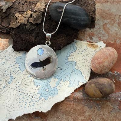  Eagle Moon Pendant