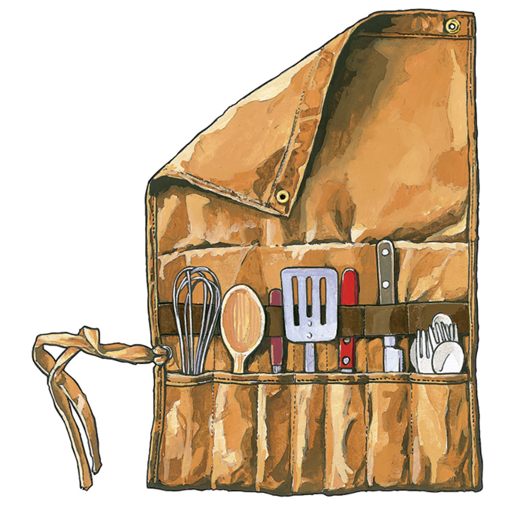 Utensil Roll by Frost River, Camp Kitchen Gear Boundary Waters PIRAGIS