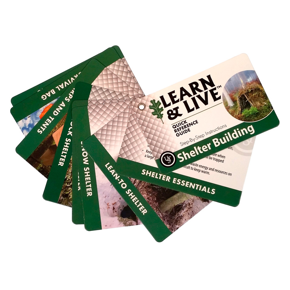 Boundary Waters Catalog Live &amp; Learn-Shelter Building Cards