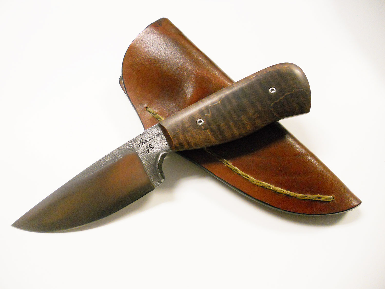 Hand Custom Knives Boundary Waters Belt Knife From Piragis Made