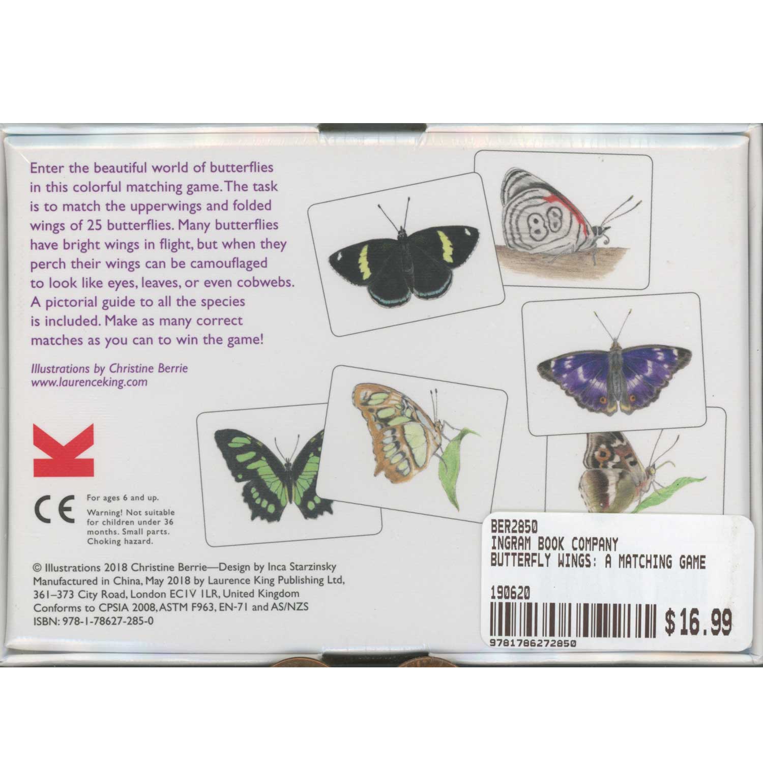 Butterfly Wing A Matching Game By Ingram Book Company Boundary Waters Catalog