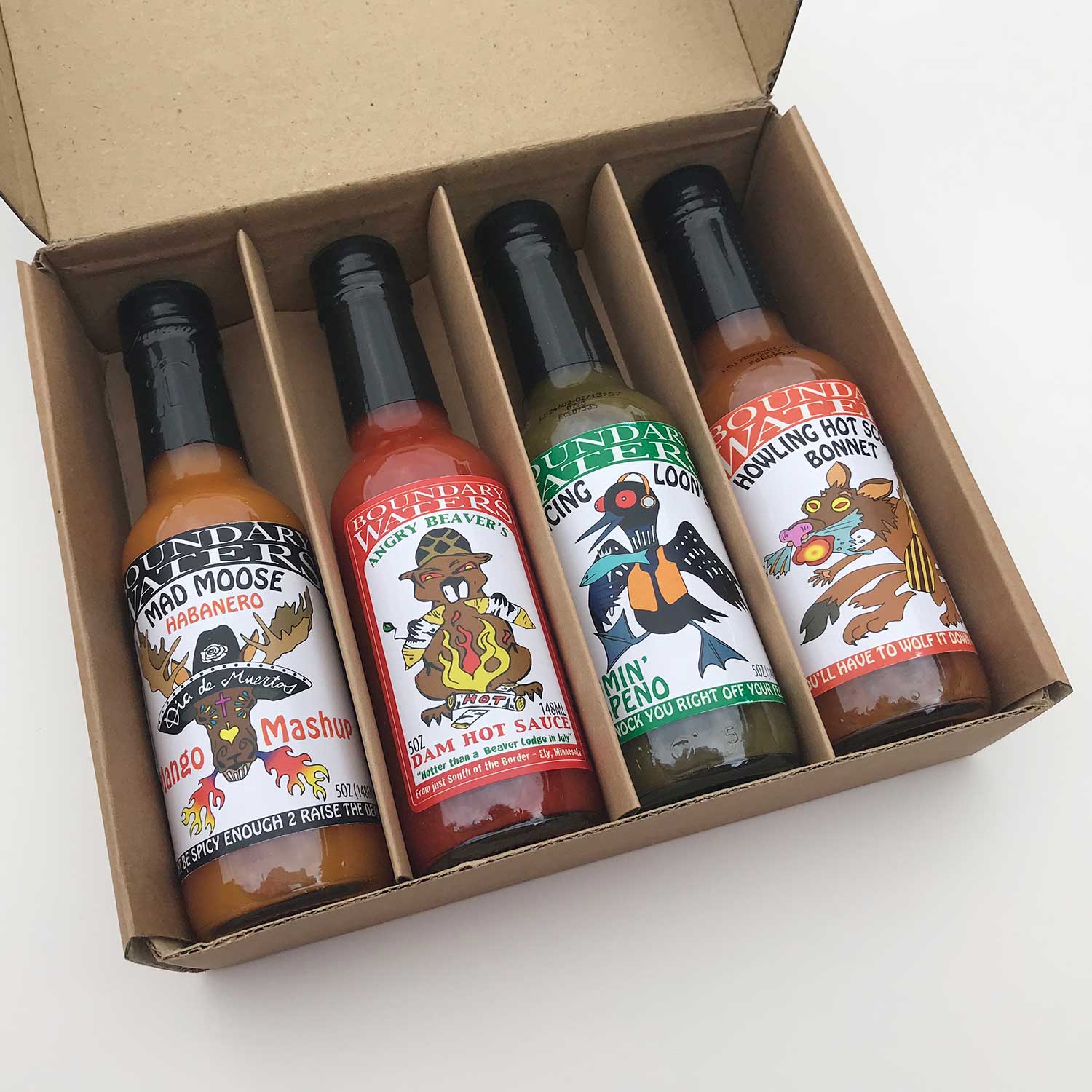 Piragis Hot Sauce Gift Pack Boundary Waters Catalog
